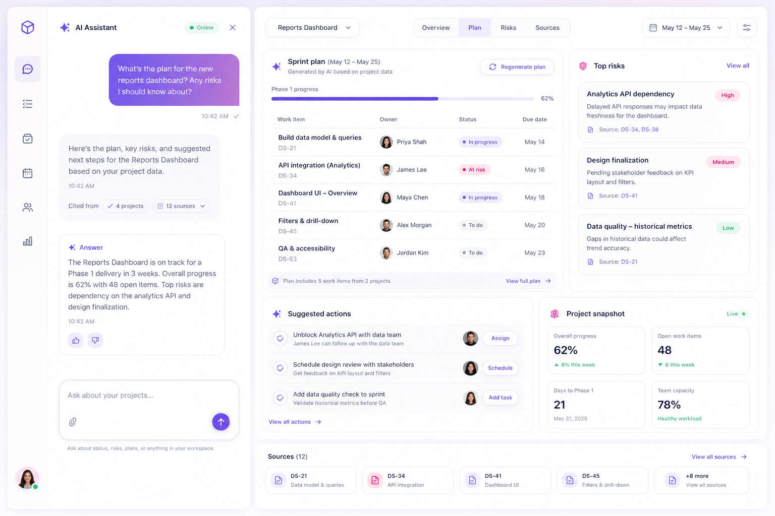 AI Assistant product workspace